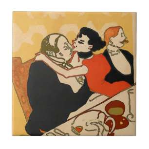 Wein macht Sie zum Hansome Tile Fliese