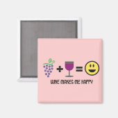 Wein Magnet (Vorderseite/Rückseite)