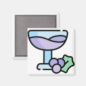 Wein Magnet (Vorderseite/Rückseite)