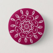 Wein Mandala Button (Vorderseite)