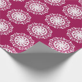 Wein Mandala Geschenkpapier (Ecke)