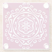 Wein Mandala Glasuntersetzer (Rückseite)