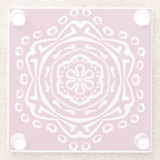 Wein Mandala Glasuntersetzer (Rückseite)