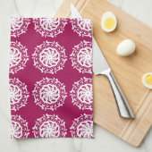 Wein Mandala Handtuch (Viertel Falte)