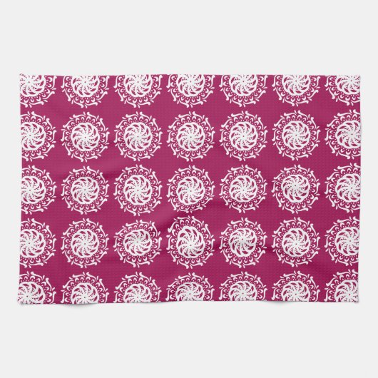Wein Mandala Handtuch (Horizontal)