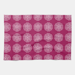 Wein Mandala Handtuch