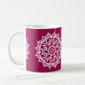 Wein Mandala Kaffeetasse (Links)