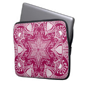 Wein Mandala Laptopschutzhülle (Vorderseite Links)