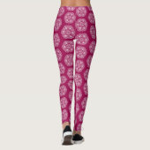 Wein Mandala Leggings (Rückseite)