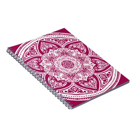 Wein Mandala Notizblock (Rechte Seite)