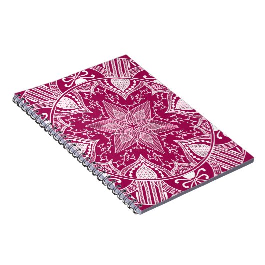 Wein Mandala Notizblock (Rechte Seite)