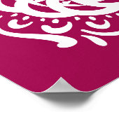 Wein Mandala Poster (Ecke)