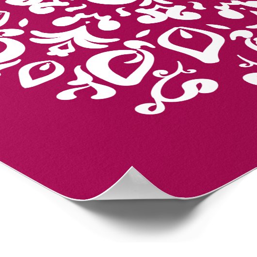 Wein Mandala Poster (Ecke)