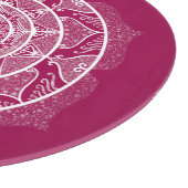 Wein-Mandala Schneidebrett (Ecke)