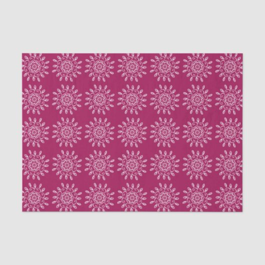 Wein Mandala Seidenpapier (Vorderseite)
