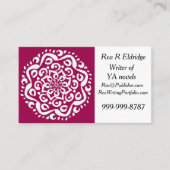 Wein Mandala Visitenkarte (Vorderseite)