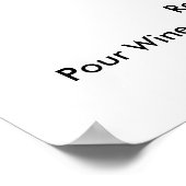 WEIN, MEHR WEIN, NOCH MEHR WEIN 18"x24" Poster (Ecke)