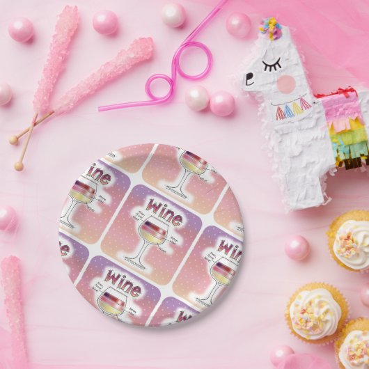 WEIN, MEHR WEIN, NOCH MEHR WEIN PAPPTELLER (Party)