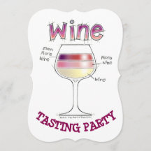 WEIN, MEHR WEIN, NOCH MEHR WEIN PARTY EINLADUNGEN