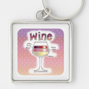 WEIN, MEHR WEIN, NOCH MEHR WEIN SCHLÜSSELANHÄNGER