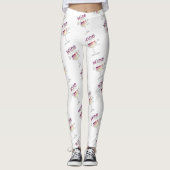 WEIN, MEHR WEIN, SOGAR NOCH MEHR WEIN LEGGINGS (Vorderseite)
