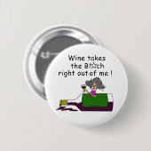 Wein mellows Me Button (Vorne & Hinten)
