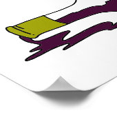 Wein mellows Me Poster (Ecke)