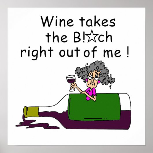 Wein mellows Me Poster (Vorne)