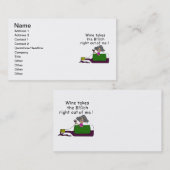 Wein mellows Me Visitenkarte (Vorne/Hinten)