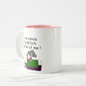 Wein mellows Me Zweifarbige Tasse (Vorderseite Links)