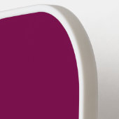 Wein mit individuellem Monogramm und Datum Pickleball Schläger (Linke Seite)