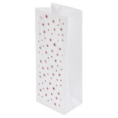 Wein mit Schokolade Funny verbinden Geschenktüte Für Weinflaschen (Rückseite Schrägansicht)