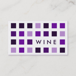 WEIN (Modquadrate) Visitenkarte