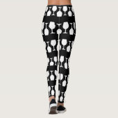 Wein-Muster Leggings (Rückseite)