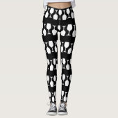 Wein-Muster Leggings (Vorderseite)