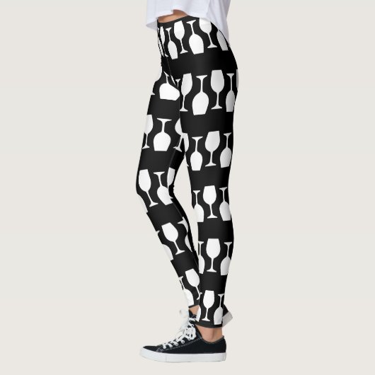 Wein-Muster Leggings (Links)
