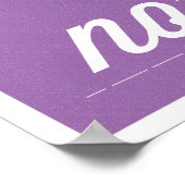 Wein nicht drucken poster (Ecke)