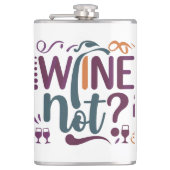 Wein nicht flachmann (Vorderseite)