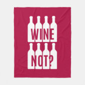 Wein nicht fleecedecke (Vorderseite)