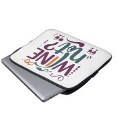 Wein nicht? Gerätehülle Laptopschutzhülle (Vorne Knopf)