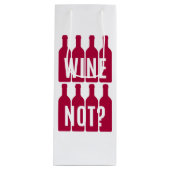 Wein nicht geschenktüte für weinflaschen (Vorderseite)