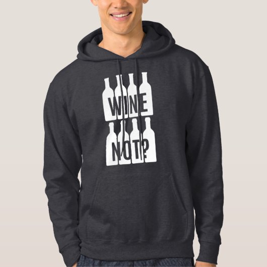 Wein nicht hoodie (Vorderseite)