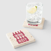 Wein nicht steinuntersetzer (Seitenansicht)