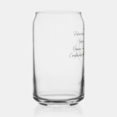 Wein nicht? Trinkglas Dosenglas (Rechts)