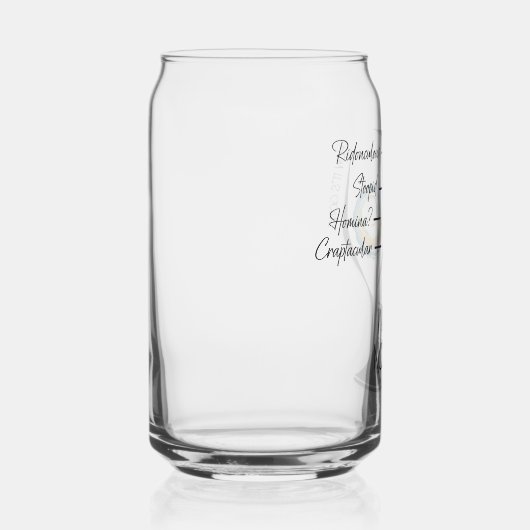 Wein nicht? Trinkglas Dosenglas (Rechts)