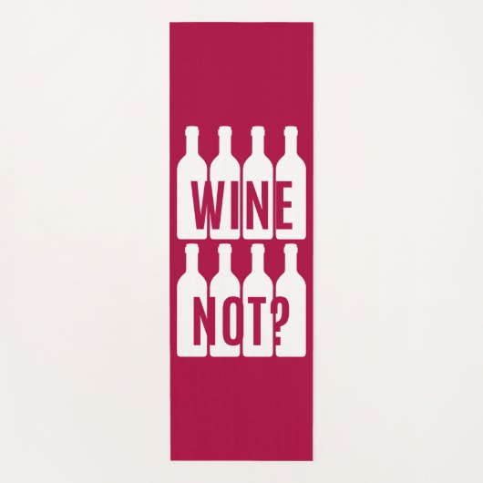 Wein nicht yogamatte (Vorderseite)