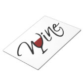 WEIN NOTIZBLOCK (angewinkelt)