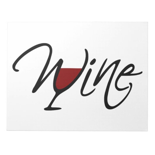 WEIN NOTIZBLOCK (Vorderseite)