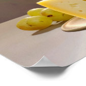 Wein, Obst und Käse Poster (Ecke)