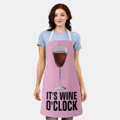 WEIN O'CLOCK-SCHÜRZE SCHÜRZE (Getragen)